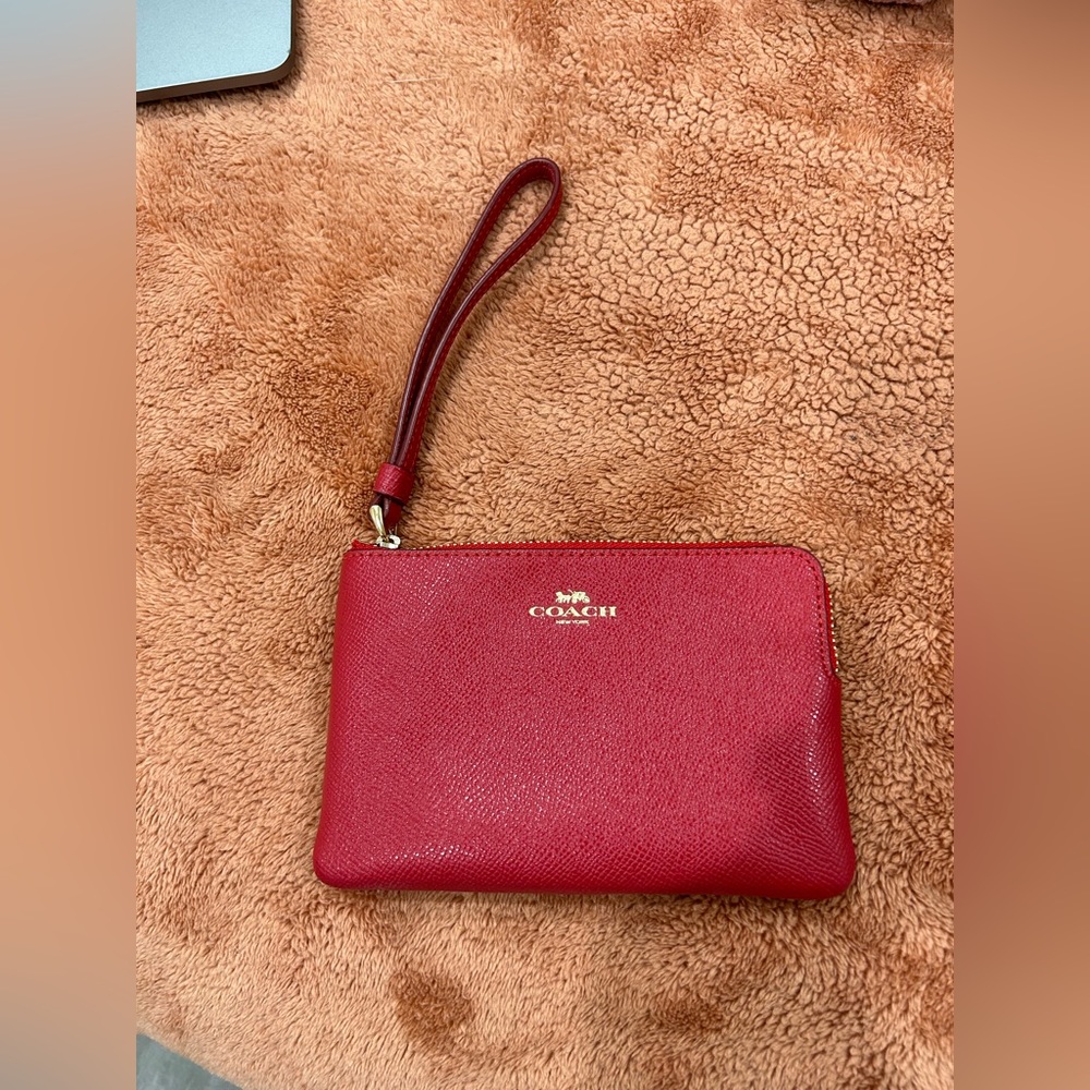 Red Coach Wallet